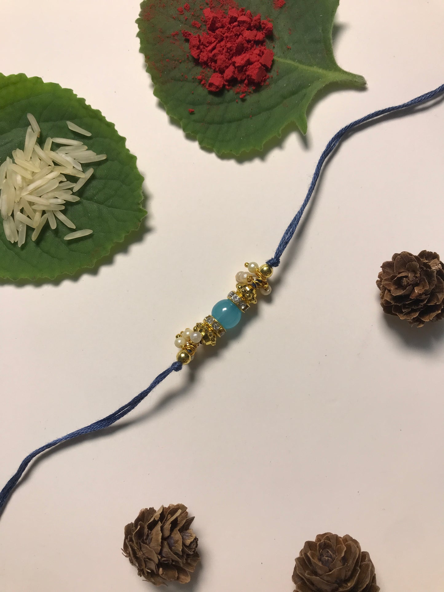 Handmade Designer Rakhi Combo – Multiple Beads & Color Options | Traditional & Premium Rakhis