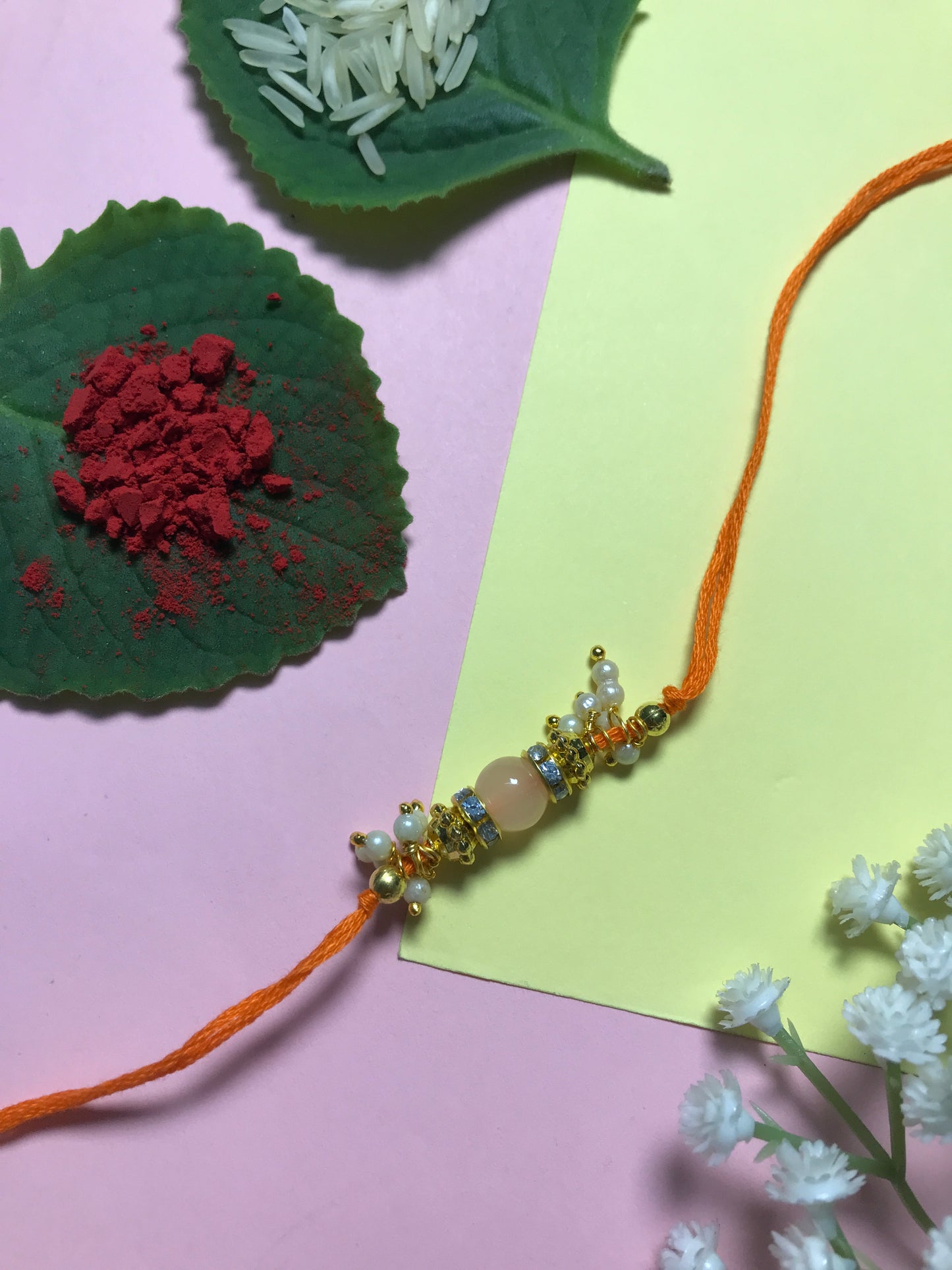 Handmade Designer Rakhi Combo – Multiple Beads & Color Options | Traditional & Premium Rakhis