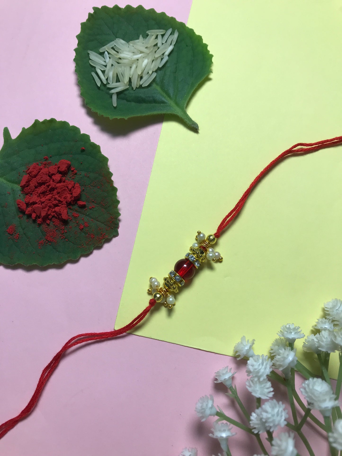 Handmade Designer Rakhi Combo – Multiple Beads & Color Options | Traditional & Premium Rakhis