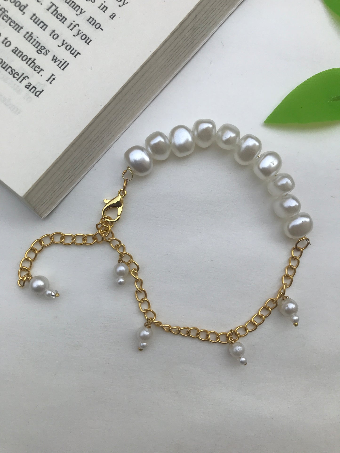Luxe Nugget Pearl Bracelet