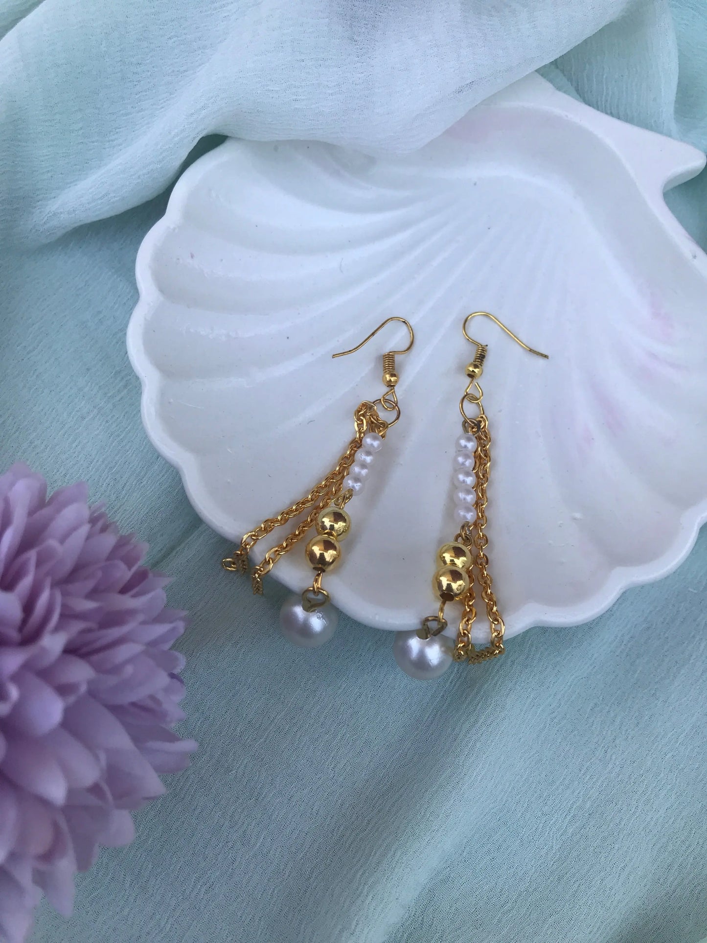 Pearl Dangle Earrings for Women & Girls Lara Endless