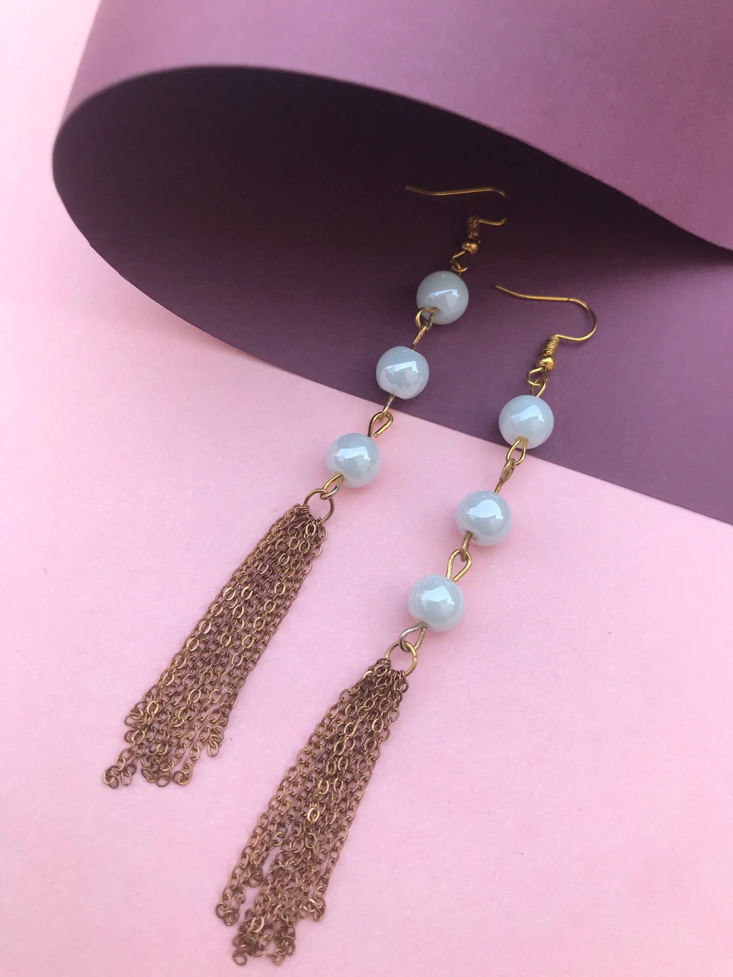 Elegant Glass Bead Dangle Earrings for Women & Girls Lara Endless
