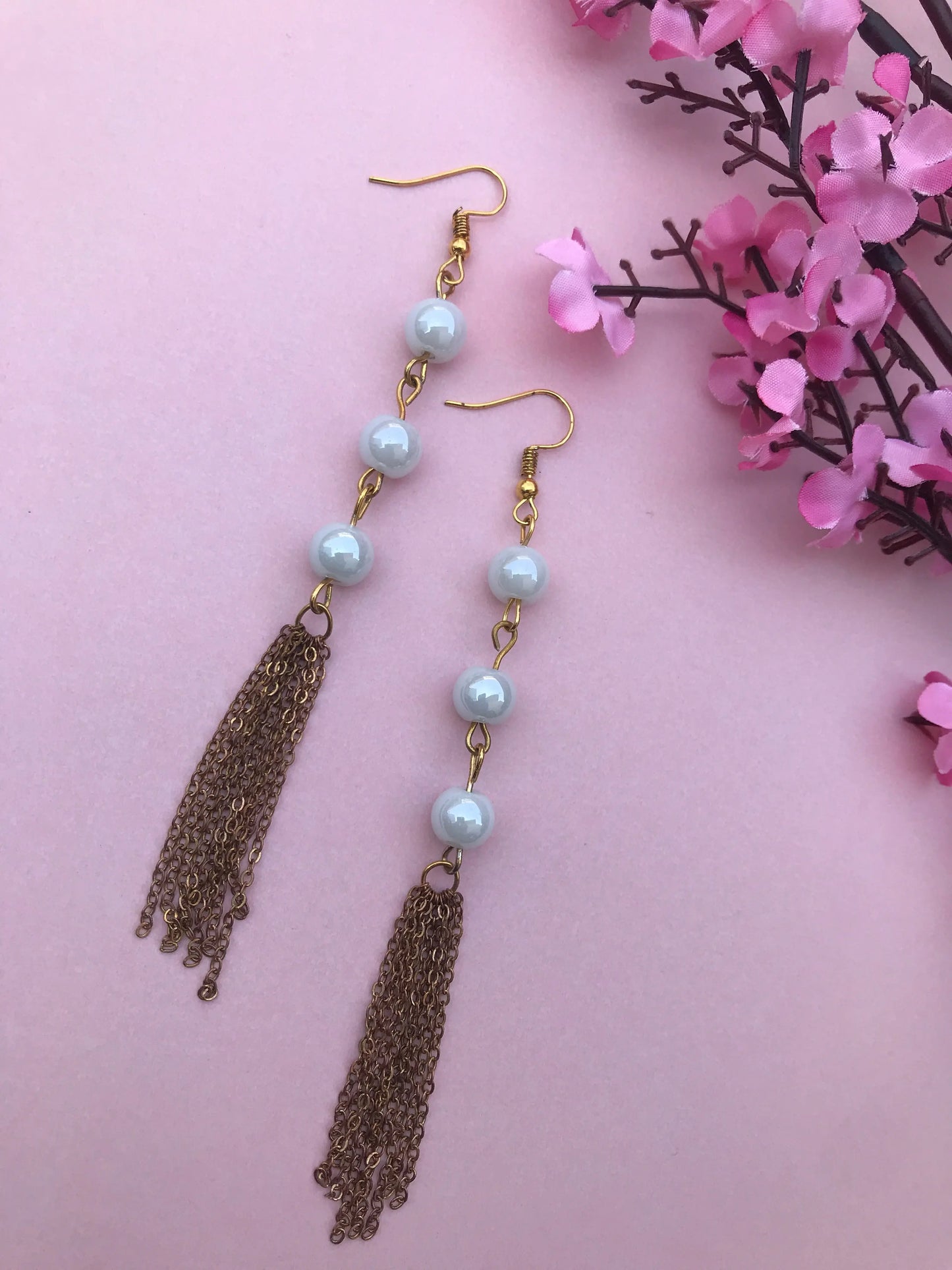 Elegant Glass Bead Dangle Earrings for Women & Girls Lara Endless