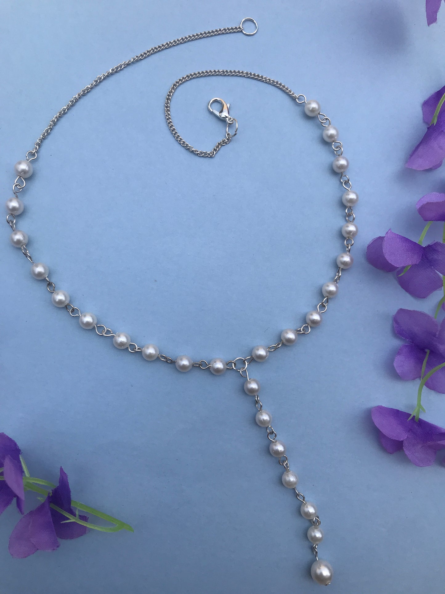Handmade Pearl Drop Necklace