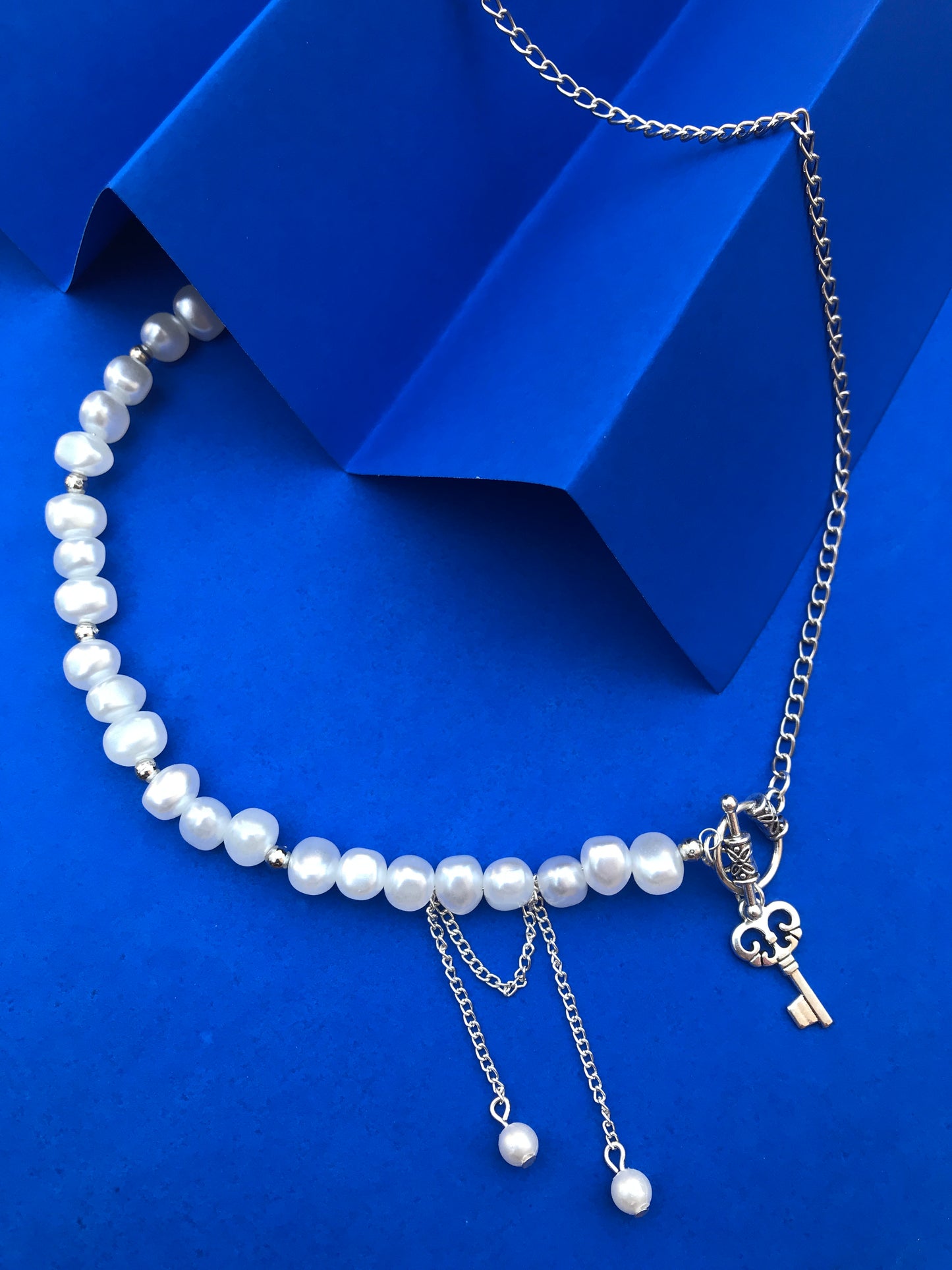 Handmade Vintage Pearl Nugget Necklace
