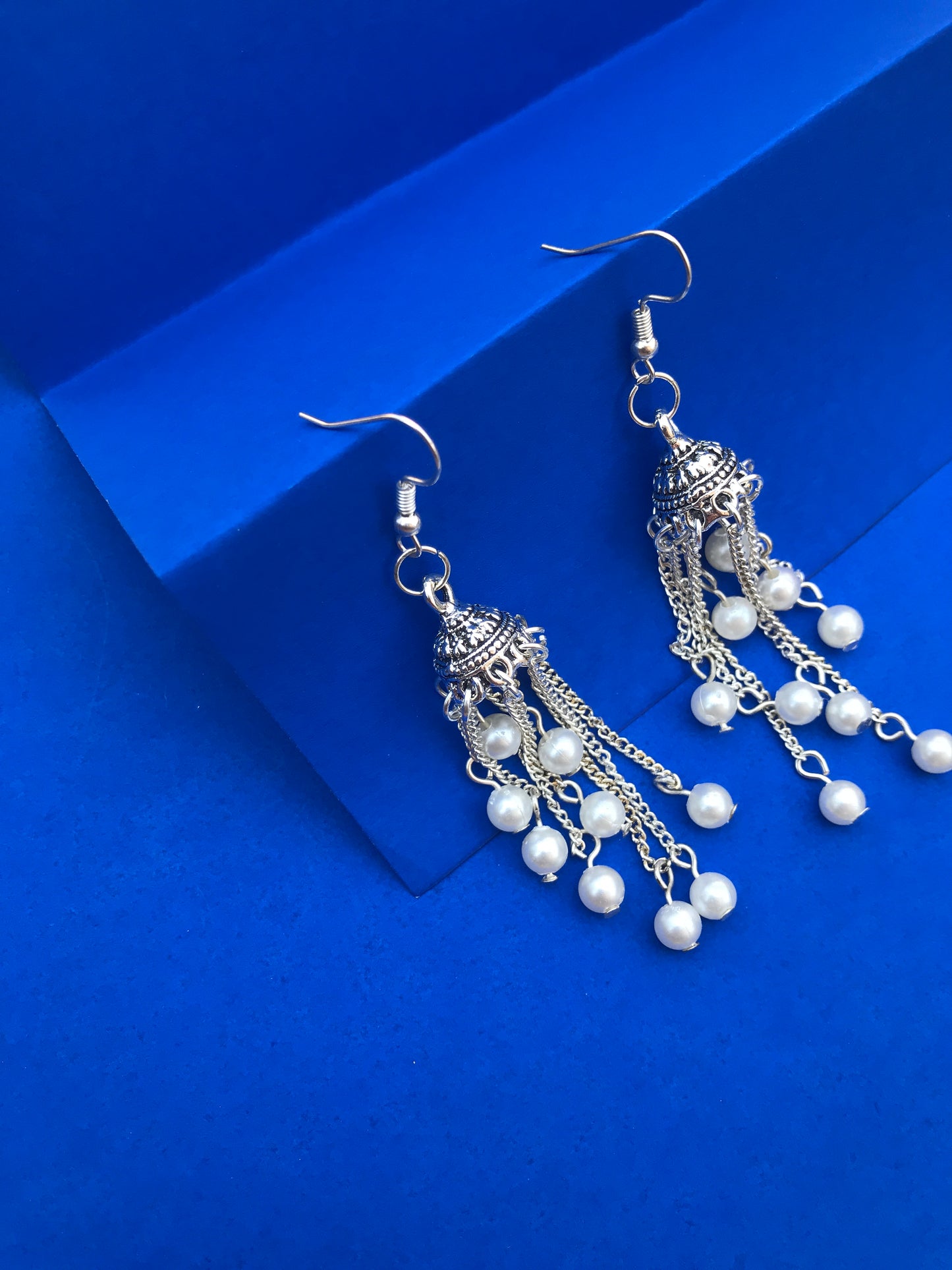 Classic Pearl Jhumka Earrings