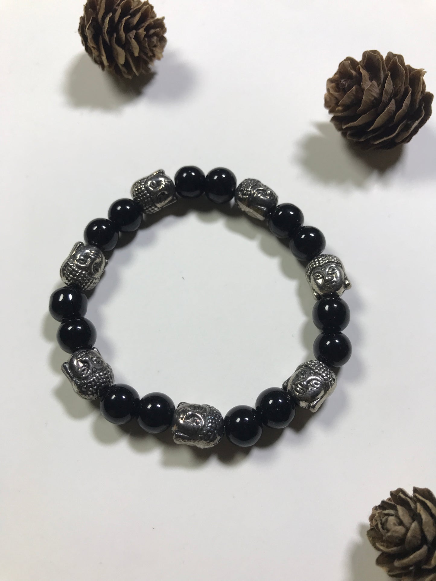 Handmade Multicolor Buddha Bracelet – Spiritual Energy & Protection Beads