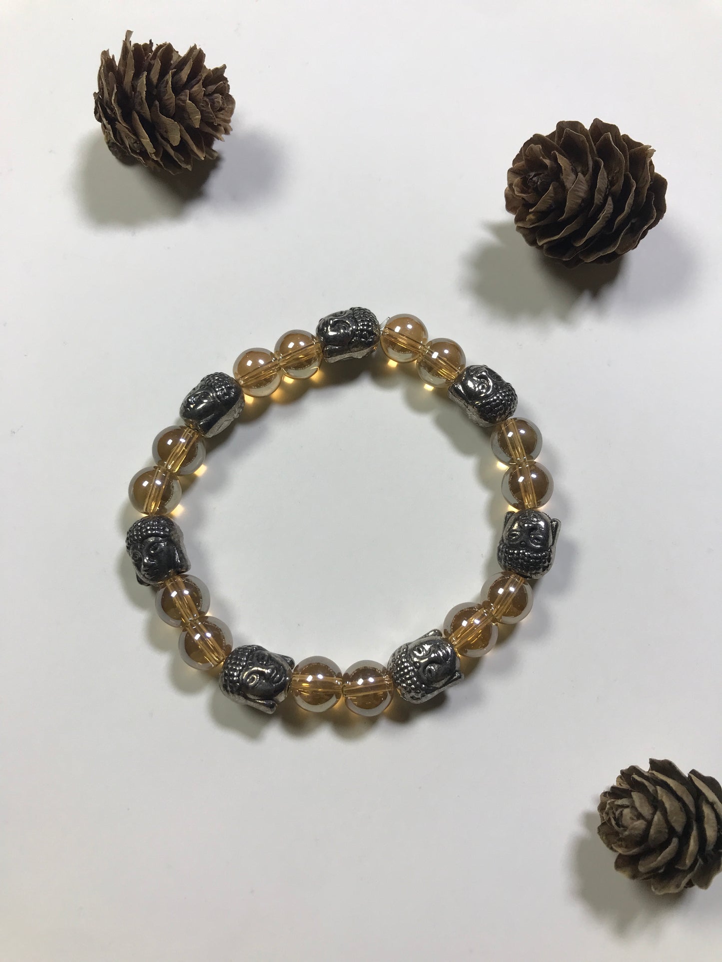 Handmade Multicolor Buddha Bracelet – Spiritual Energy & Protection Beads