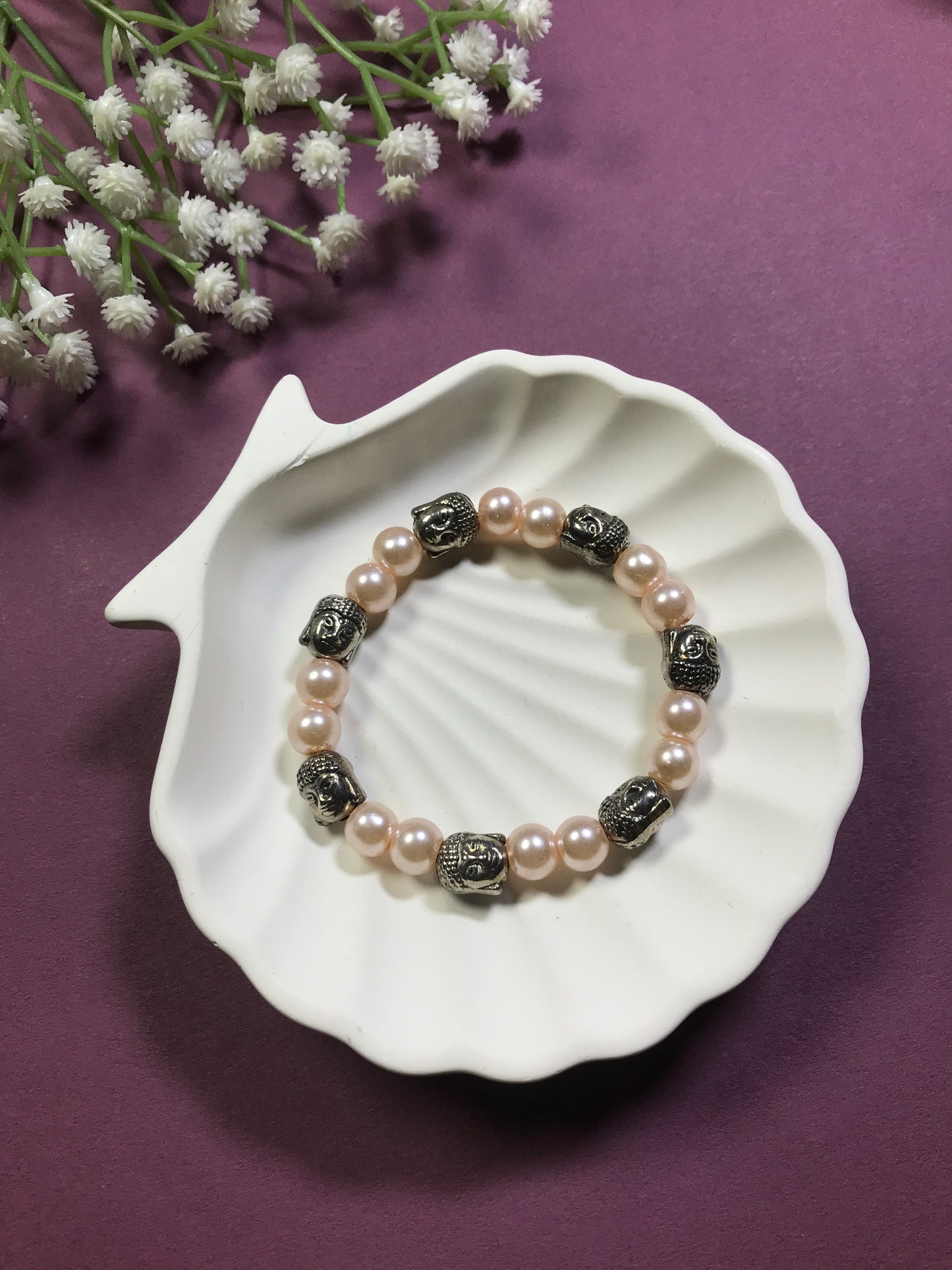 Handmade Multicolor Buddha Bracelet – Spiritual Energy & Protection Beads