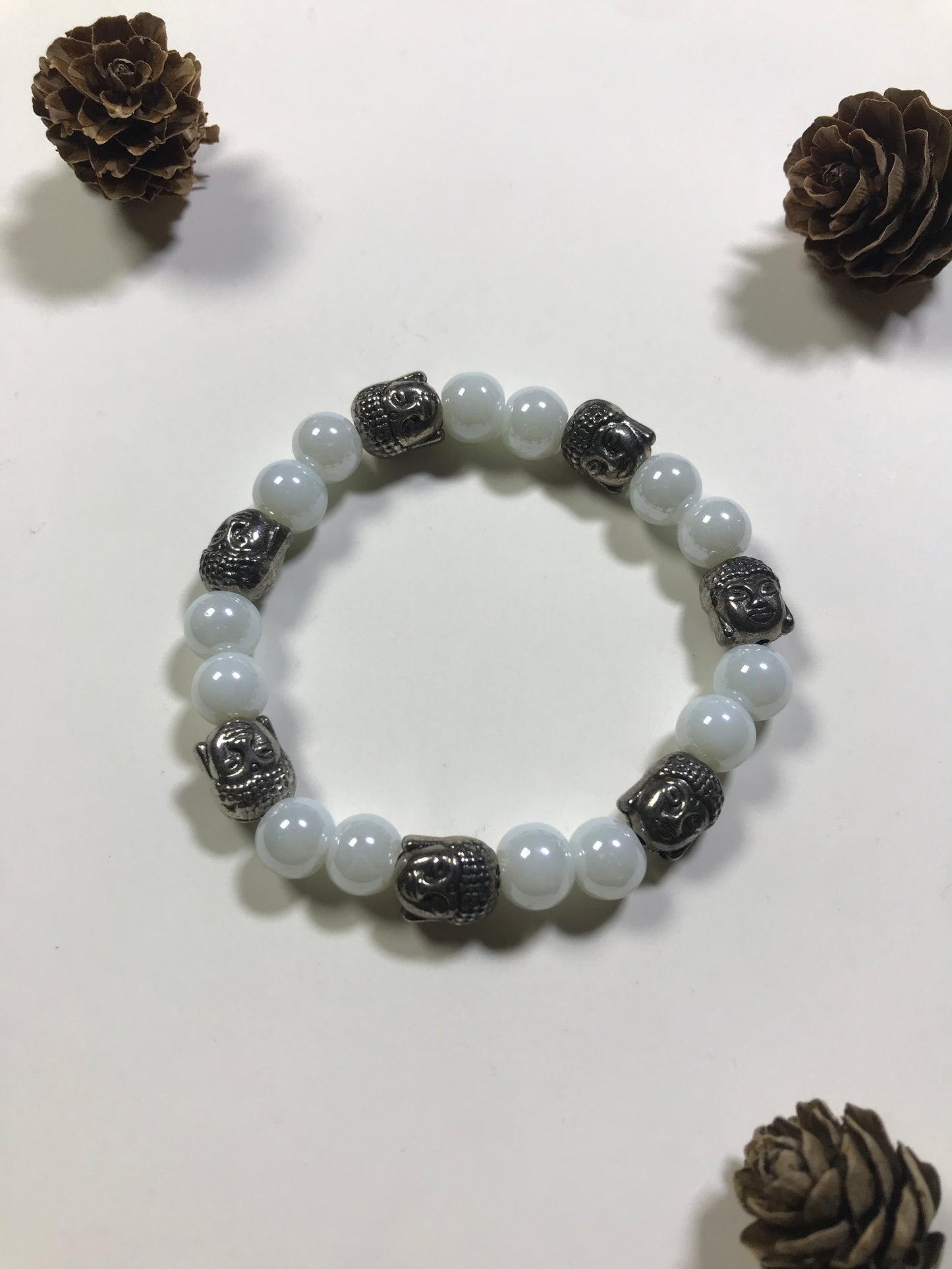 Handmade Multicolor Buddha Bracelet – Spiritual Energy & Protection Beads