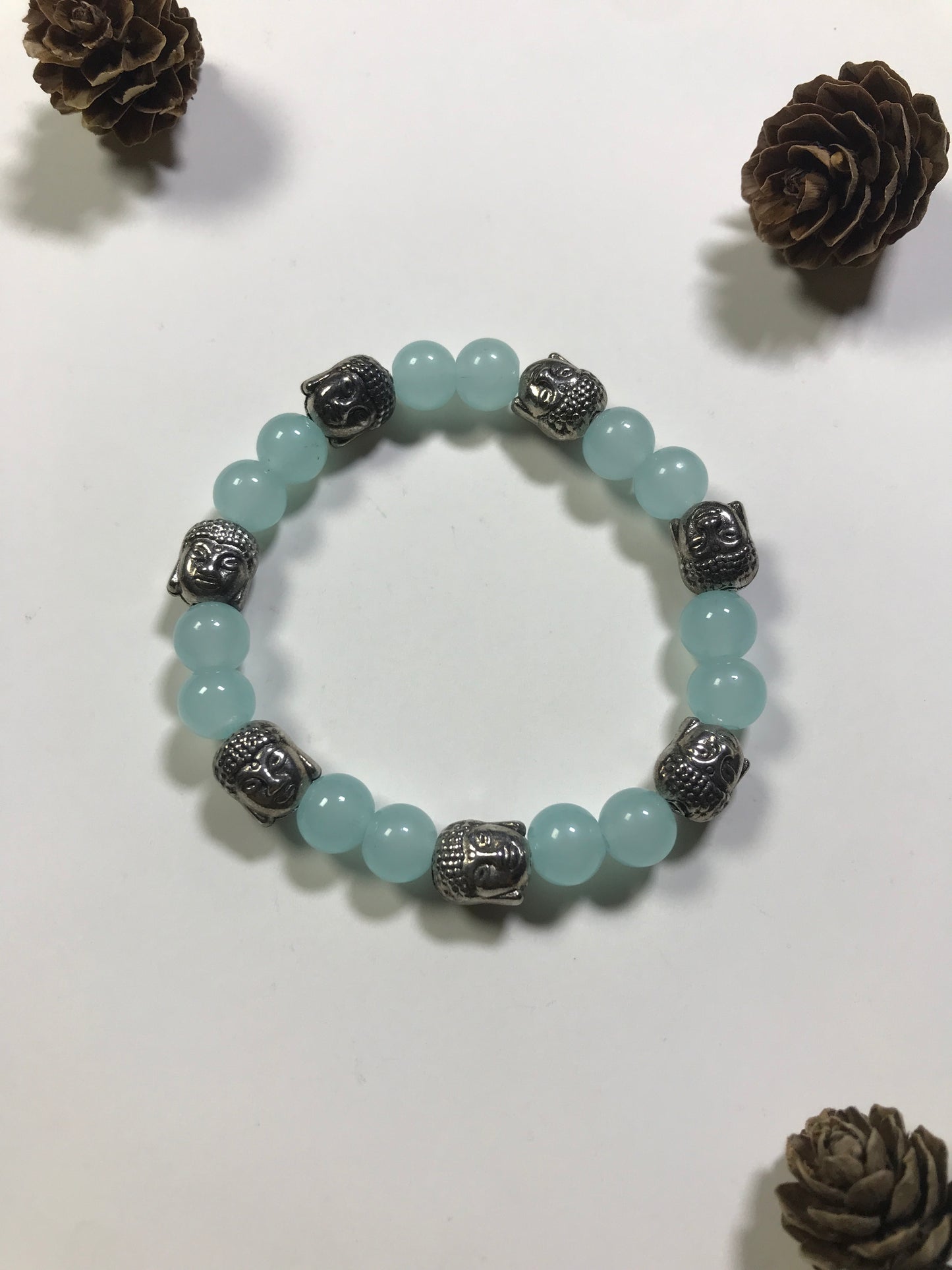 Handmade Multicolor Buddha Bracelet – Spiritual Energy & Protection Beads