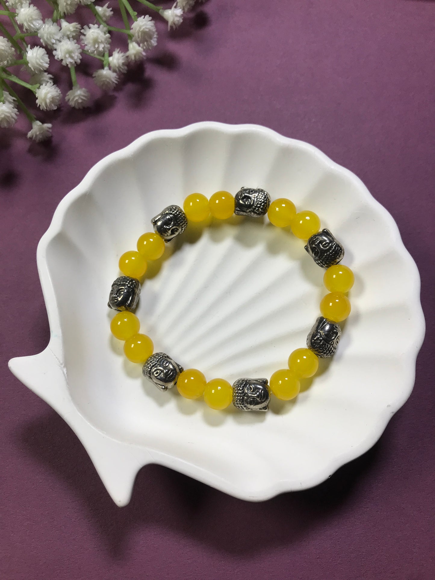 Handmade Multicolor Buddha Bracelet – Spiritual Energy & Protection Beads