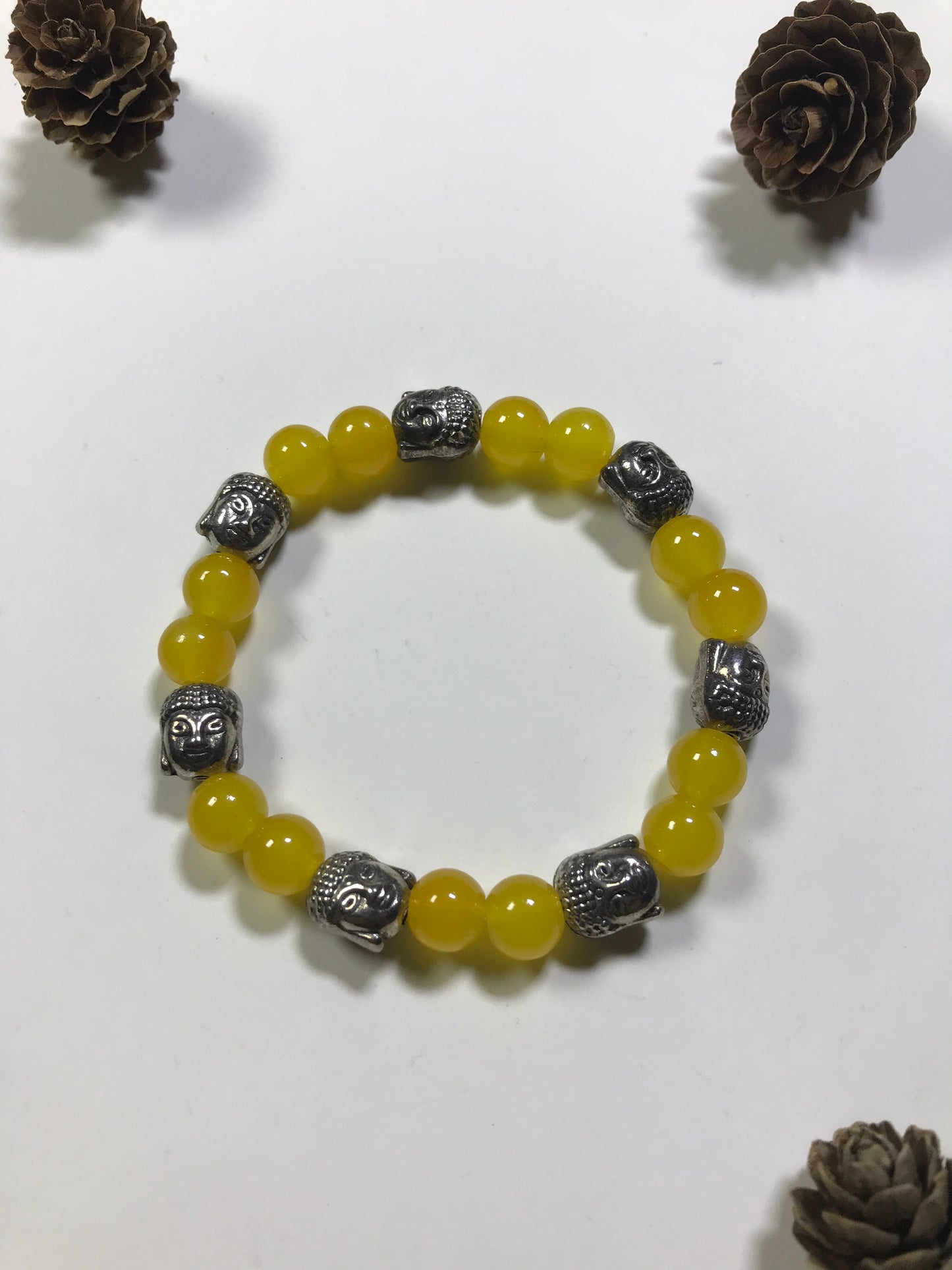 Handmade Multicolor Buddha Bracelet – Spiritual Energy & Protection Beads