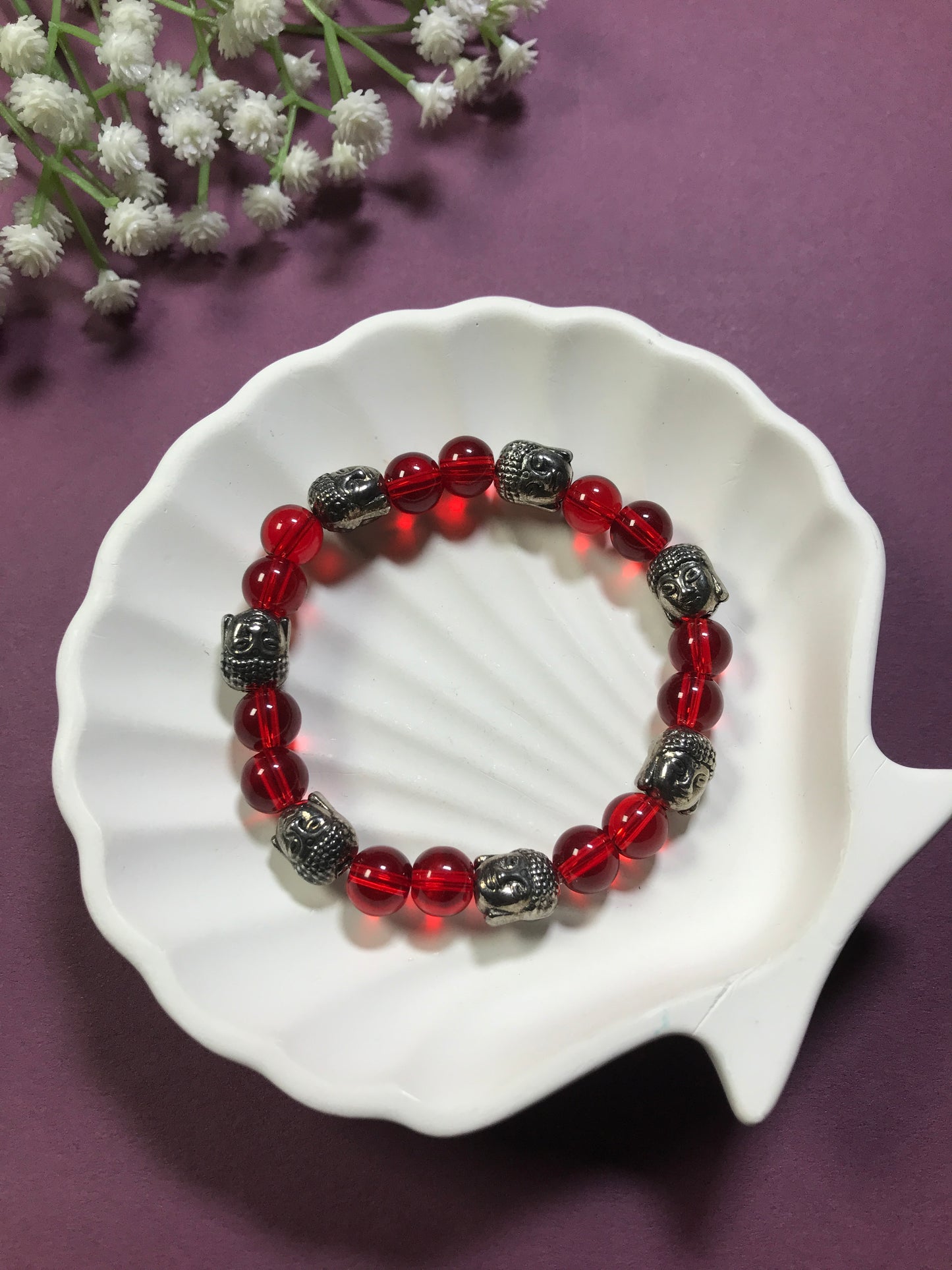 Handmade Multicolor Buddha Bracelet – Spiritual Energy & Protection Beads
