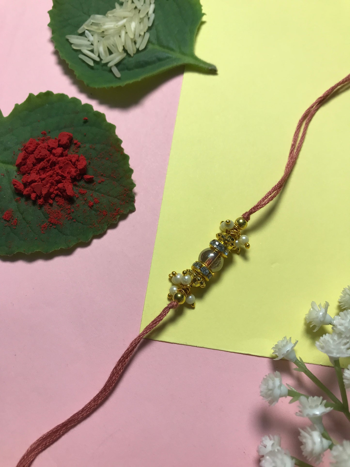 Handmade Designer Rakhi Combo – Multiple Beads & Color Options | Traditional & Premium Rakhis
