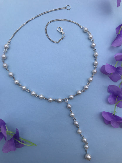 Handmade Pearl Drop Necklace
