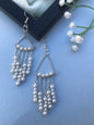 Cinderella Pearl Dangler Earrings for Women | Lightweight Statement Earrings