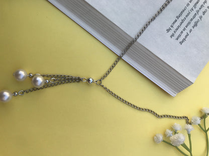 Elegant Pearl Drop Chain Necklace for Women – Fashion Statement Necklace