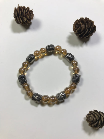 Handmade Multicolor Buddha Bracelet – Spiritual Energy & Protection Beads