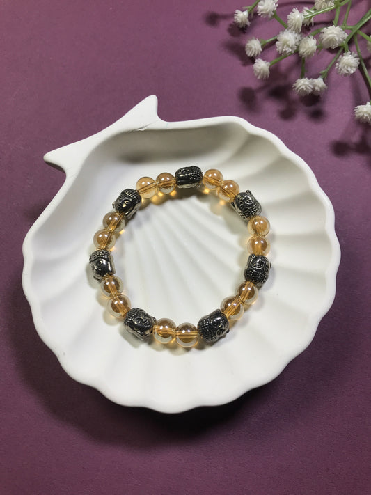 Handmade Multicolor Buddha Bracelet – Spiritual Energy & Protection Beads