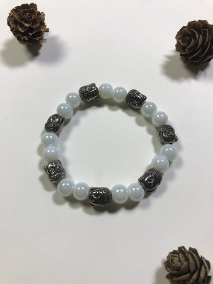 Handmade Multicolor Buddha Bracelet – Spiritual Energy & Protection Beads