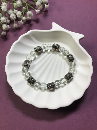 Handmade Multicolor Buddha Bracelet – Spiritual Energy & Protection Beads