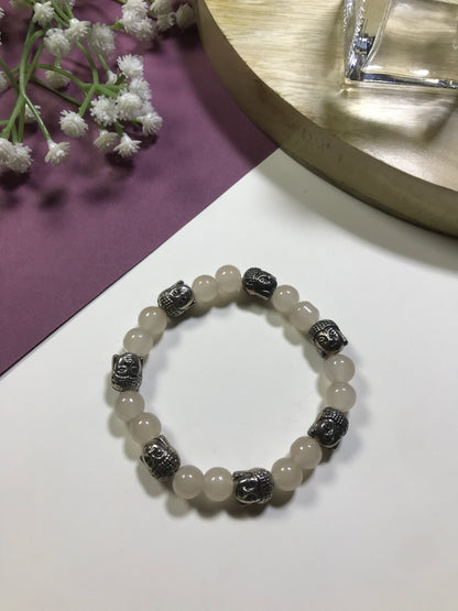 Handmade Multicolor Buddha Bracelet – Spiritual Energy & Protection Beads